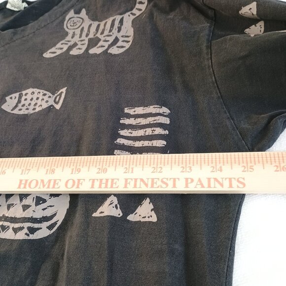 Cotton Fields Women 3X Maxi Dress L/S Animal Print 100% Cotton Thick & Soft Tier - Picture 10 of 11